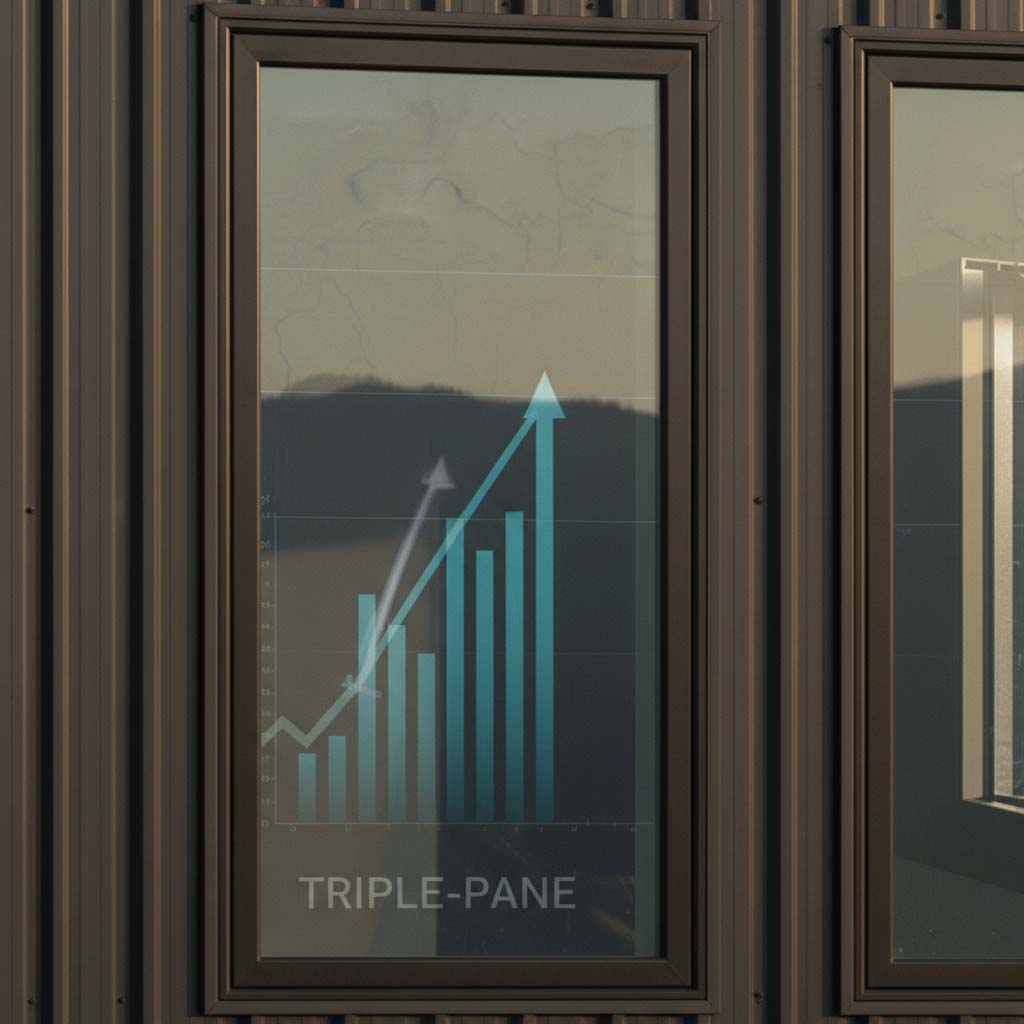 Triple Pane energy savings